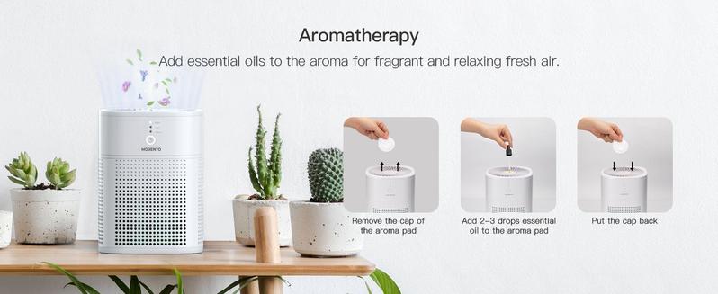 MORENTO MR1800 Air Purifiers -HEPA Filters for Bedroom Home, Office – Effective Against Pets, Allergies, Dust, and Viruses , Portable Household Appliances#TikTokShopBlackFriday