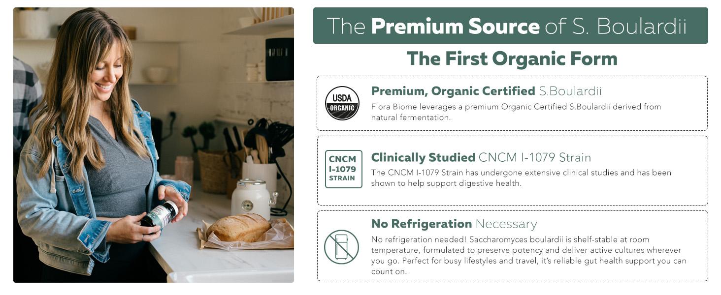 Organic Saccharomyces Boulardii | 10 Billion CFU – Clinically Validated CNCM I-1079 – Supports Gut & Digestive Health – 60 Count Healthcare Natural Organic Saccharomyces Boulardii | 10 Billion CFU – Clinically Validated CNCM I-1079 – Supports Gut & Digestive Health – 60 Count Healthcare Natural