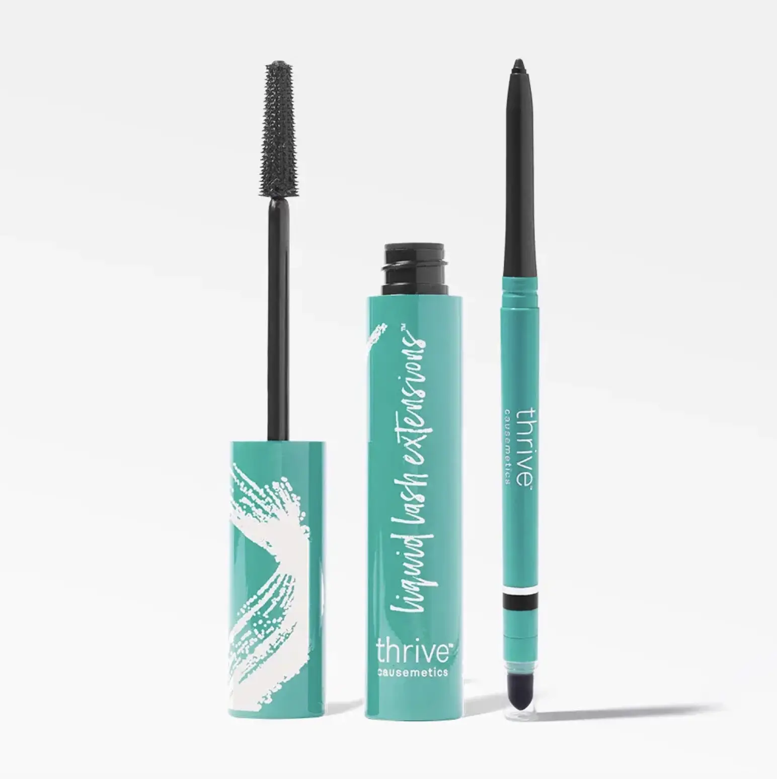 Thrive Causemetics - Effortless Eye Definition Bundle, Liquid Lash Extenstions Tubing Mascara + Infinity Waterproof Eyeliner Thrive Causemetics - Effortless Eye Definition Bundle, Liquid Lash Extenstions Tubing Mascara + Infinity Waterproof Eyeliner