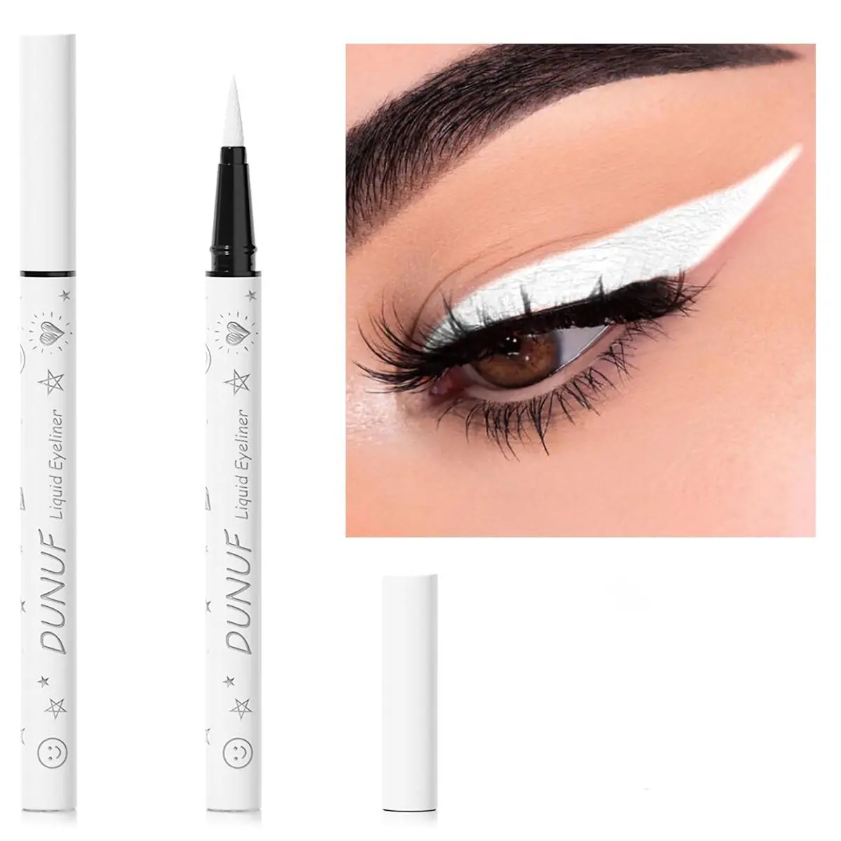 Long Lasting Liquid Eyeliner, Quick Drying Fine Tip Eyeliner Pen, Easy to Apply for Eye Makeup, Enhance Eye Makeup, Professional Daily Makeup Accessories, Eye Makeup Product, Water Proof, Waterproof Liner