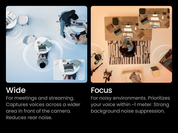 Insta360 Link 2C Pro – 4K Webcam for PC/Mac, 1/1.3” Sensor, Low-Light, Auto Framing, HDR, Directional Noise-Canceling Mics, Supports Stream Deck, Zoom, Teams, Twitch for Streaming or Meetings