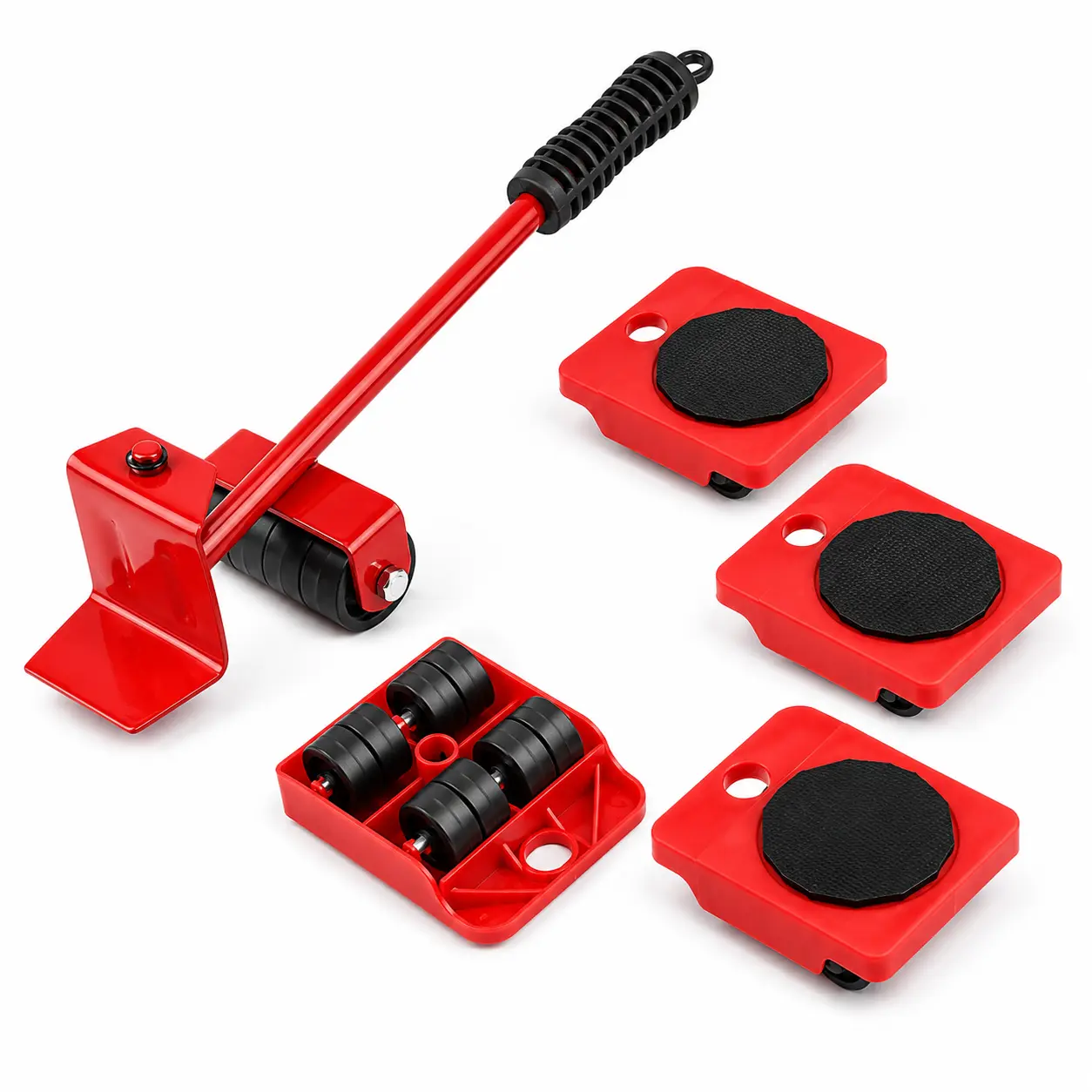 Furniture Lifter Tool Set with Wheels, 600 Lbs Appliance Mover Dolly with 360° Rotation Wheels for Refrigerator Washer Dryer Sofa Cabinet and Heavy Furniture Moving