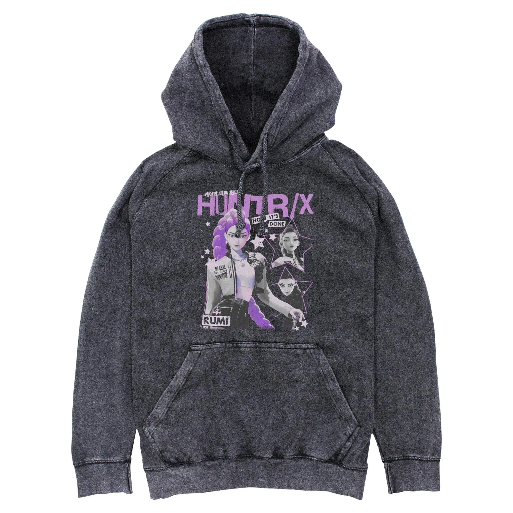 Mens KPop Demon Hunters Pop Star Huntrix Rumi Lightweight Hoodie