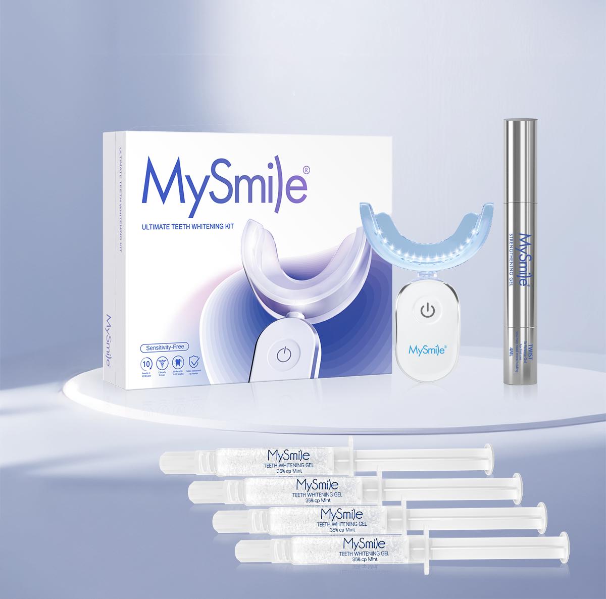 MySmile Ultimate Deluxe 10 Min Teeth Whitening Kit with 28 LED Light, 35% Carbamide Peroxide Teeth Whitening Gel TikTokShopdealsforyoudays TikTok Shop Deal