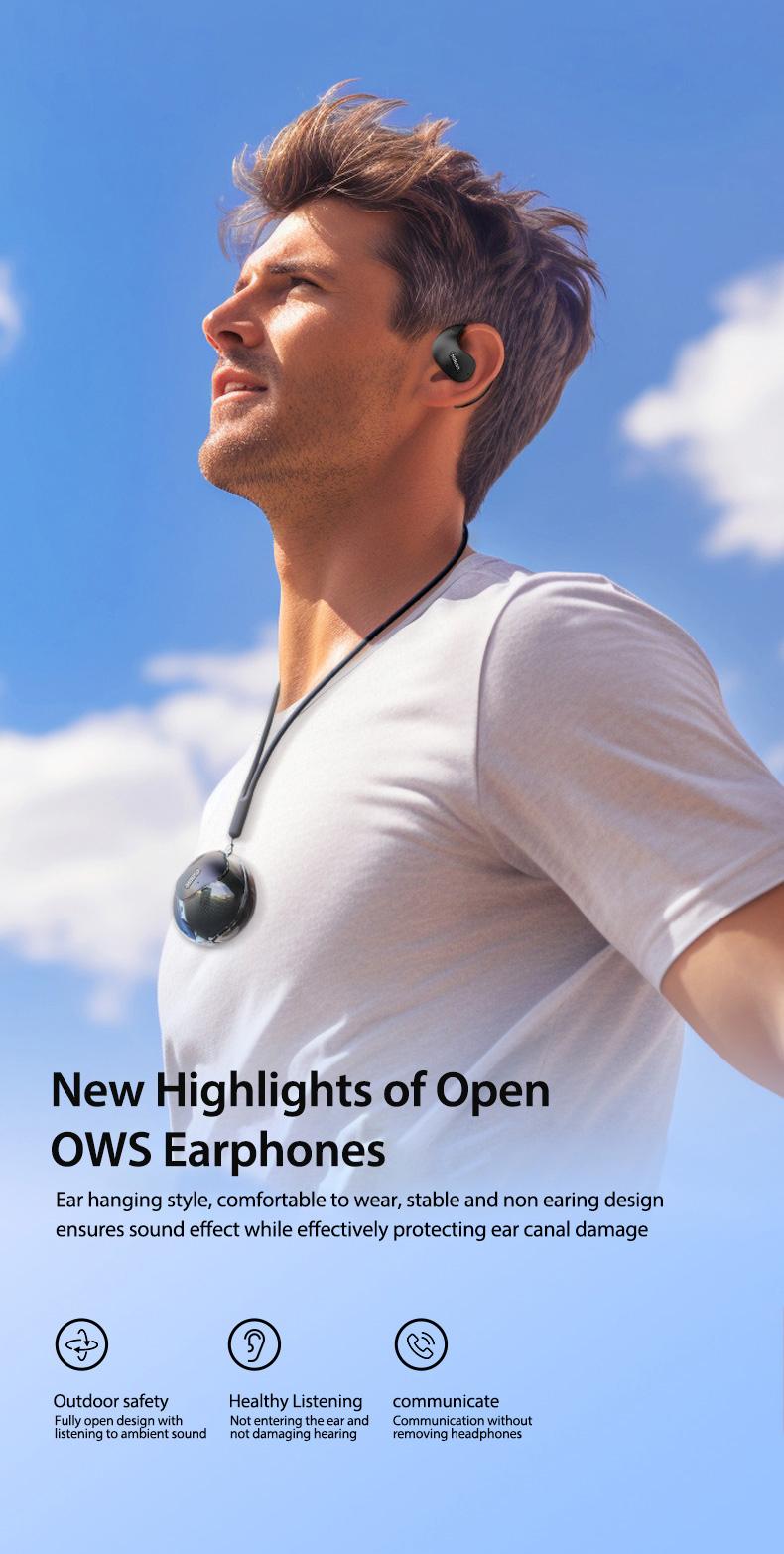 MINISO X15Pro Wireless Headphones Bluetooth 5.4 Sport Earphone Support 135 Languages HIFI Sound Quality