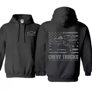 Classic Pickup Truck Hoodie – Vintage Country Graphic Sweatshirt, Retro Streetwear Pullover, Unisex Casual Outfit for Fall & Winter