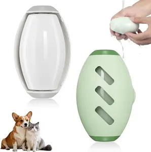 Reusable Silicone Lint Roller Washable Pet  Clothes Furniture Travel |Pet Parent Essential long Kit Trimmer Rechargeable Quiet Soft Pet Bath Brush Shampoo Dispensing Hair Brush Bath Brush Set Adjustable groom cat Bath Brush with Shampoo Dispenser