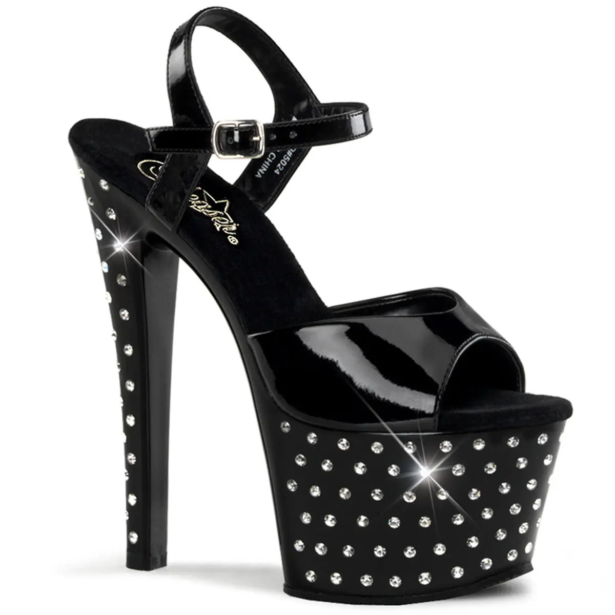 Pleaser Stardust-709 Women's Elegant Stylish Fashion High Heel Sandals, Trendy Footwear for Casual Occasions