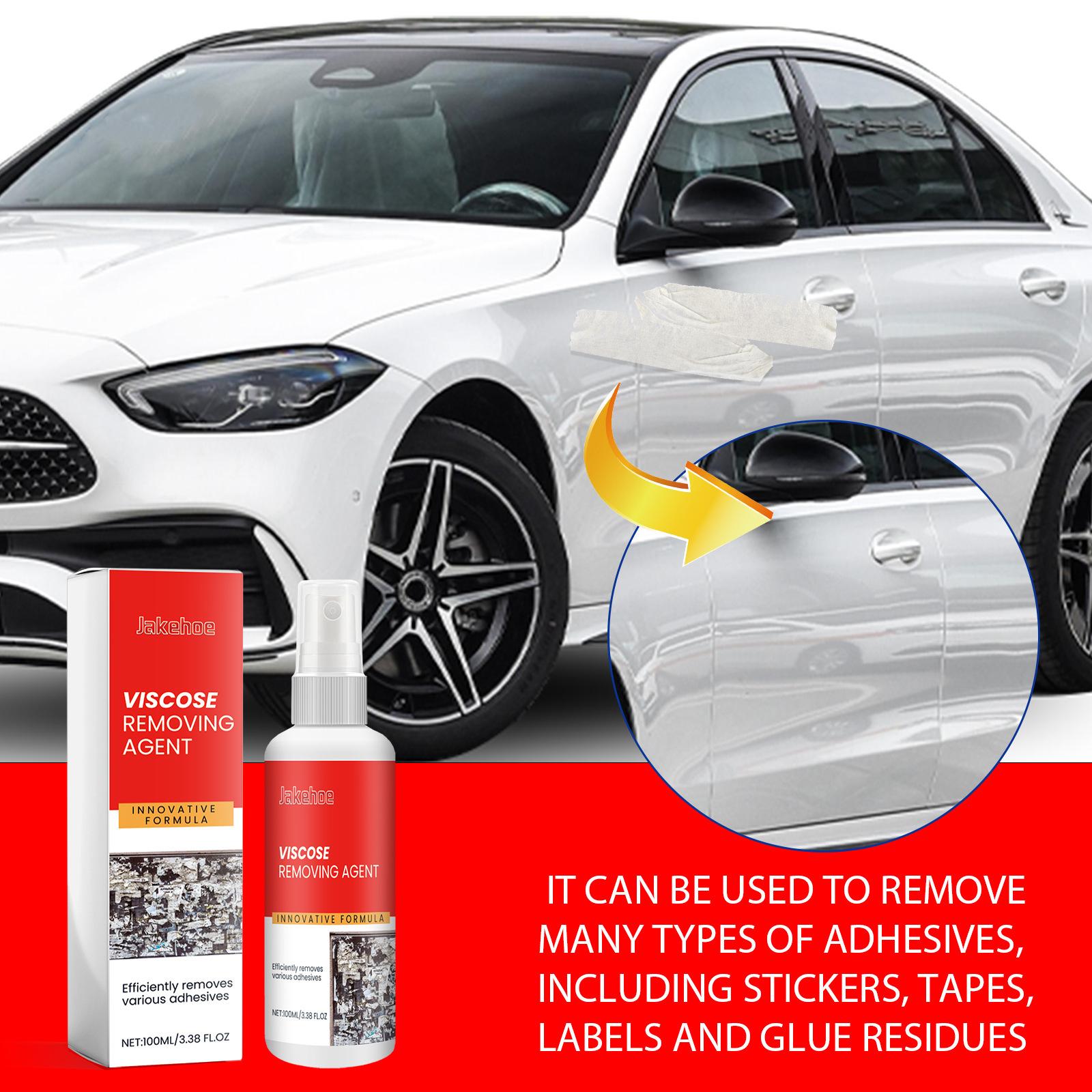 JAKEHOE Multi-Purpose Adhesive Remover | Removes Sticker, Tape & Double-Sided Glue Residue | Safe for Daily Car Use JAKEHOE Multi-Purpose Adhesive Remover | Removes Sticker, Tape & Double-Sided Glue Residue | Safe for Daily Car Use