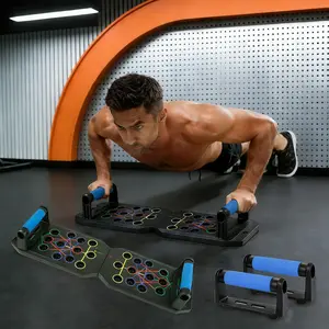 Multifunctional Push Up Trainer Board with Ergonomic Design for Chest Muscle Strength Boost Home Gym Workout Efficiency Comfortable Exercise