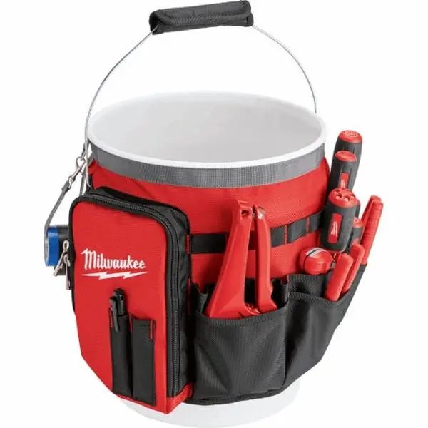 Milwaukee 48-22-8175 Durable Bucket Organizer Wrap - Easy-Access Tool Storage for Tools & Hardware with Enhanced Durability