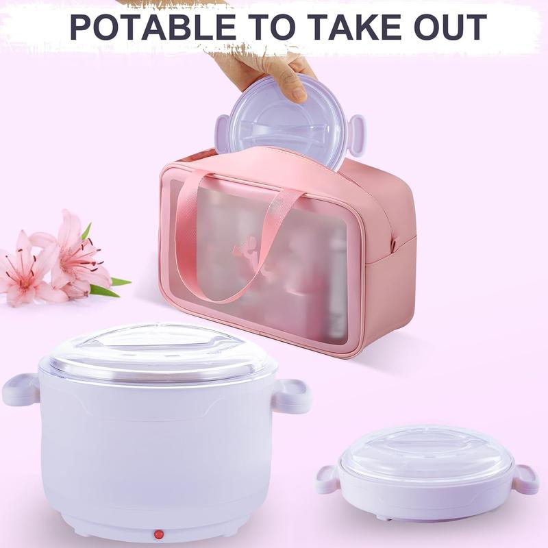 Silicone Wax Warmer For Hair Removal, Compact Portable Electric Wax Heater Machine With 3 Pack Wax Beads & 10 Sticks,For Soft and Hard Wax Beads Fast Heating, Home Gentle Waxing For  Eyebrows, Legs,Brazilian Full Body at Home Waxing Kit