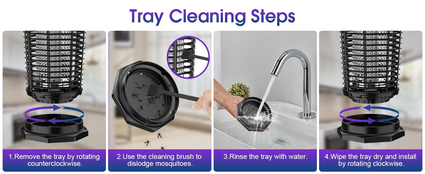 4500V Electric Insect Zapper, USB Rechargeable Solar Mosquito Killer Lamp with UV Light, for Home, Backyard, Garden, Camping Handy Cordless