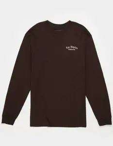 RIOT SOCIETY LA Embroidery Mens Long Sleeve Tee