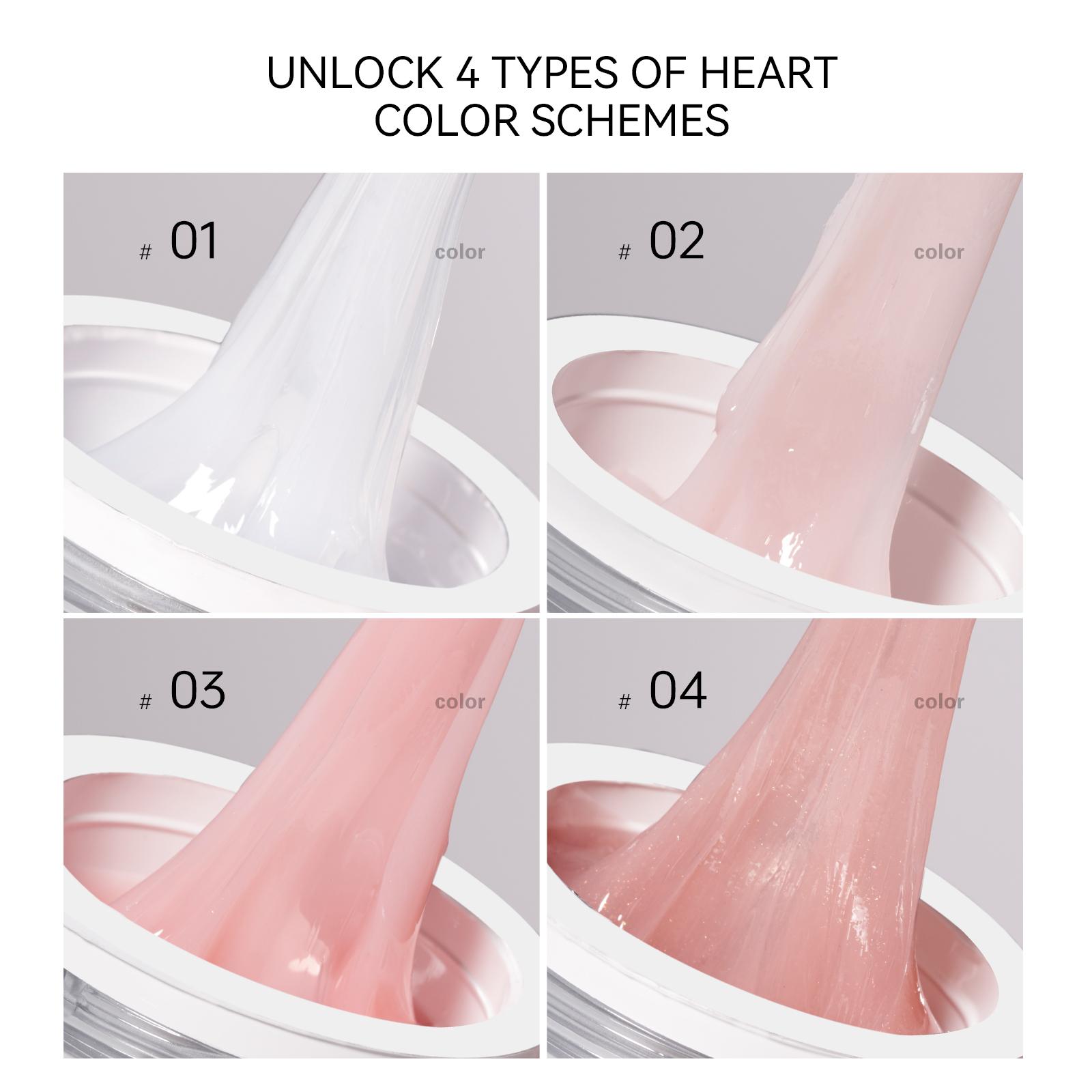 TRICOLOR FISH Clear 3D Sculpting Gel for Nail Art, 15g Solid Nail Gel Non-Sticky Hard Builder Gel for Carving, Molding and Building