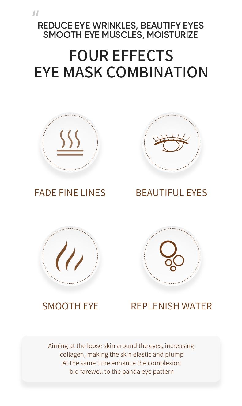 [ZOZU Authorized Store]Avocado & Gold Eye Mask – Use Avocado Eye Mask During The Day And Gold Eye Mask At Night – Natural Moisturizing Eye Mask, Reduces Puffiness, Soothing Dry Skin, Eye Care Product For Daily Use