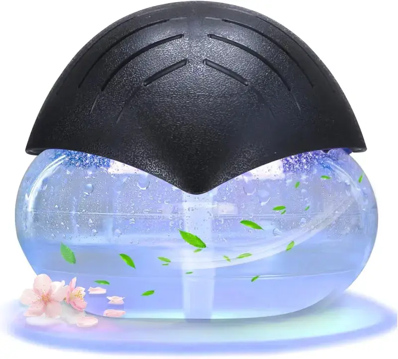 Air Purifier- Water Air Revitalizer, Air Washer, Air Freshener, Room Aromatizer, Aroma and Essential Oil Diffuser with 7 Color adjustable LED Lights- For Smoke and Pets sohochic sohochic