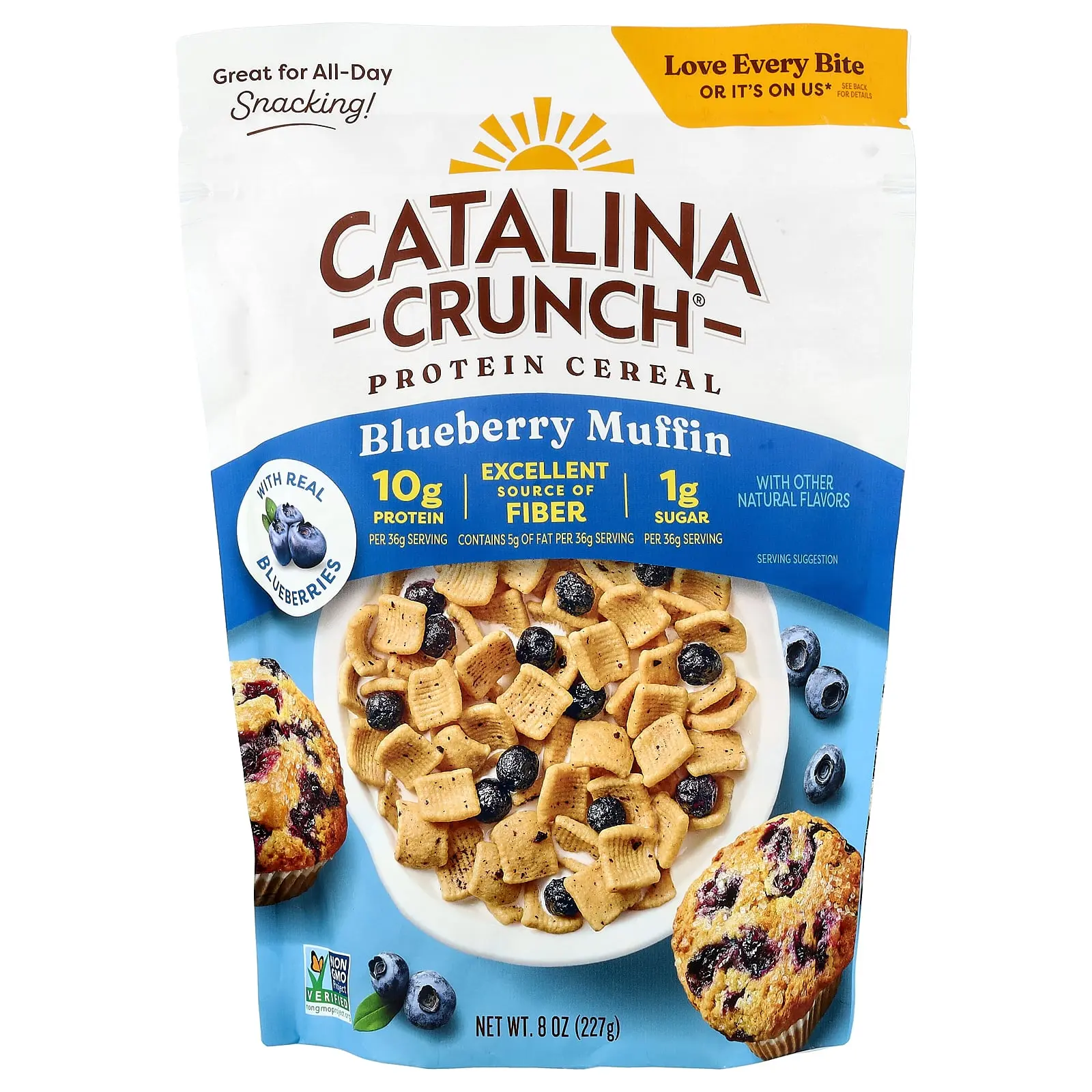 Catalina Crunch Protein Cereal, Blueberry Muffin, 8 oz (227 g)