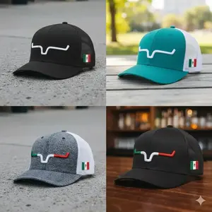 [New 2026] Mexico National Baseball Cap - Fitted Caps, Gorras de béisbol para hombres, Adjustable Metal Buckle Back Closure, 80% Cotton, Snapback Closure, Versatile for All Seasons