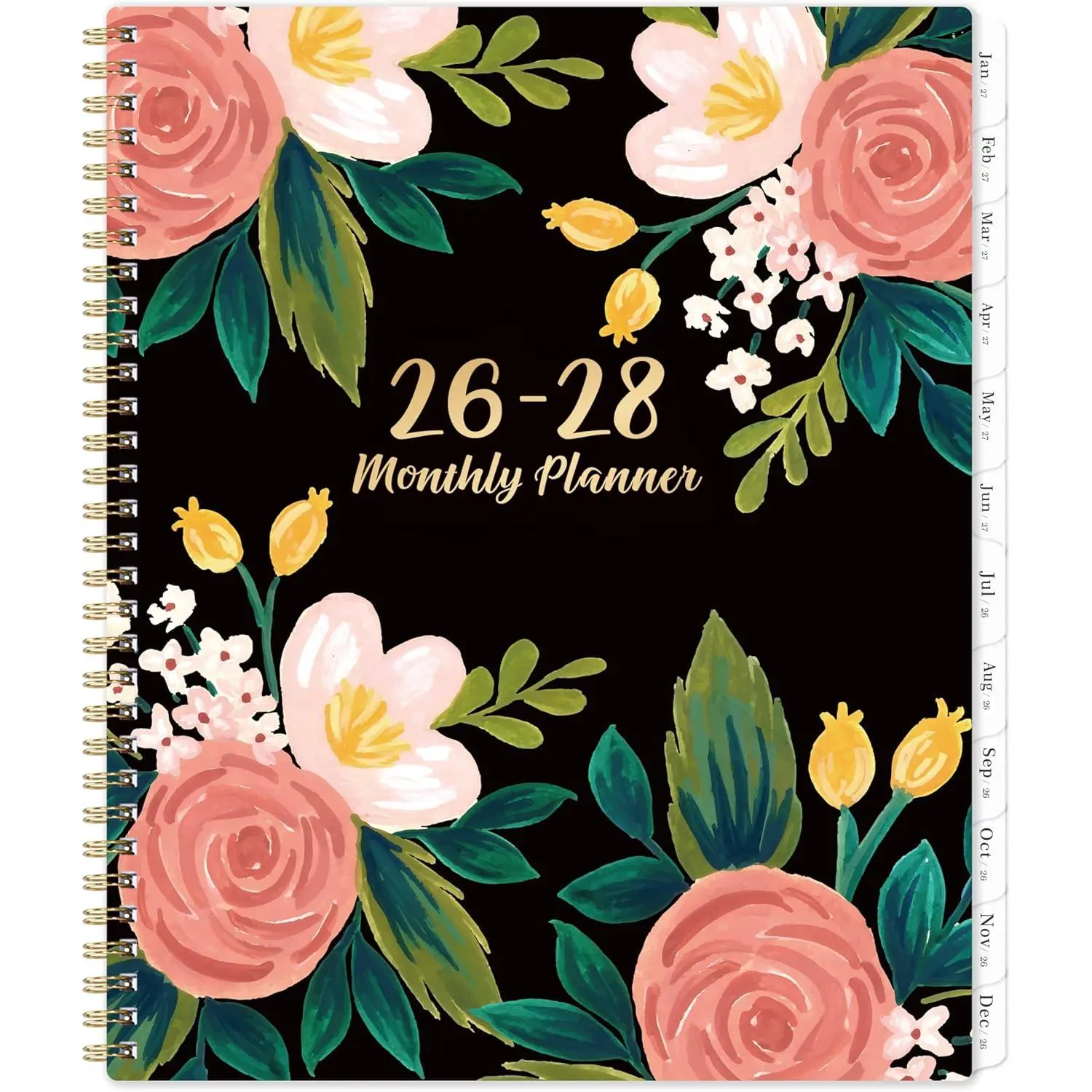 2026-2028 Monthly Planner/Calendar - 2 Year Planner, Jul 2026 - Jun 2028, Monthly Calendar 2026-2028 with Two-Side Pocket, 9'' x 11'', Tabs, Sturdy Binding