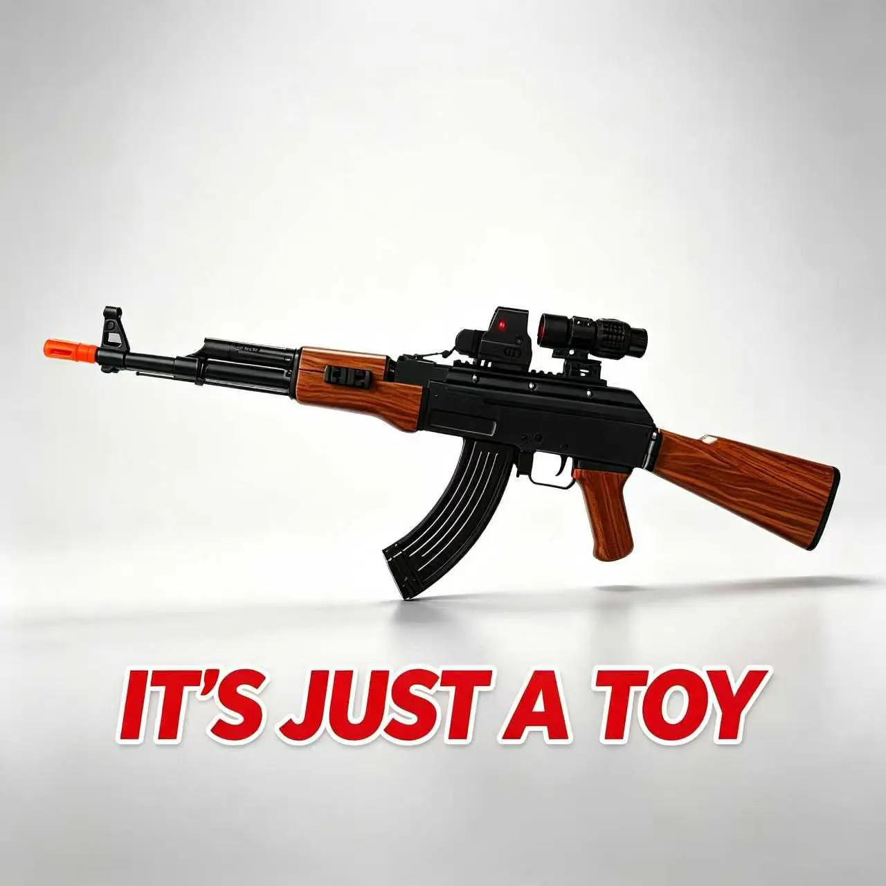 Full Auto Pull Bolt Splatter Ball Sniper Toy Gun - Safe AK Orbeez Blaster with Built-in Li-ion, Teen Boy Gift, Cool Boy Gifts for Age 14+ Outdoor Game, Birthday Present