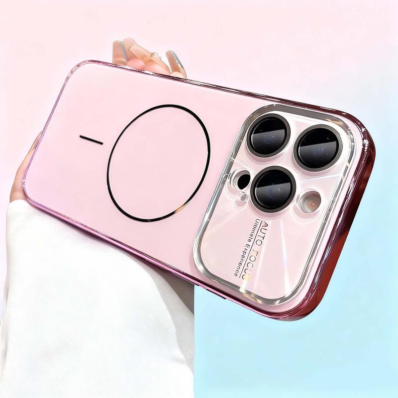 Aurora Laser Pattern Phone Case, Compatible with MagSafe,Anti-Scratch Camera Lens Protector, Military Grade Drop Shockproof Cover for iPhone 17/16/15/14/13 Pro Max Case