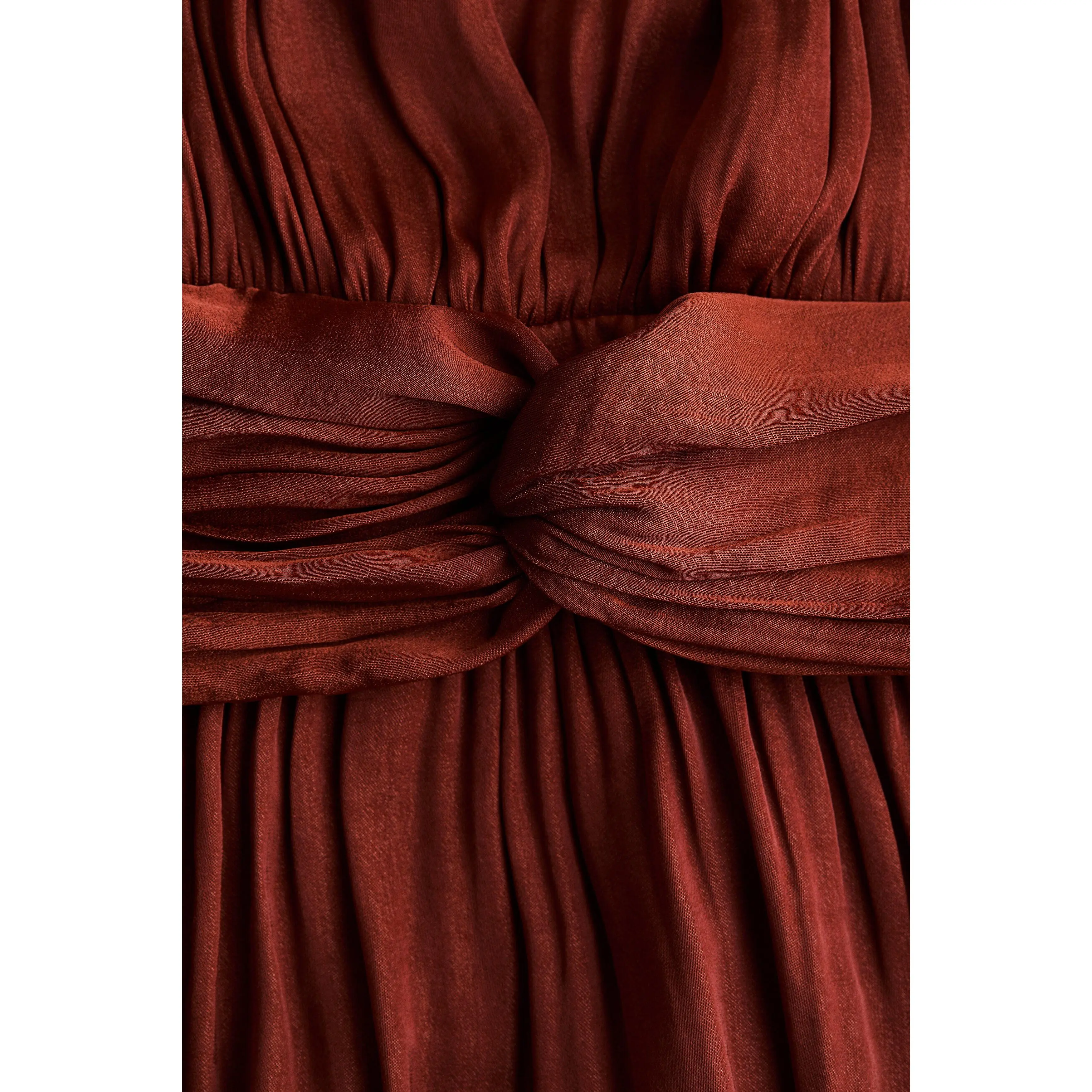 H&M Knot-detail draped dress - TikTok Shop H&M Knot-detail draped dress - TikTok Shop