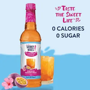 Hibiscus Passion Fruit - 0 Calories, 0 Sugars, 0 Carbs, 100 mL Bottle - Beverage
