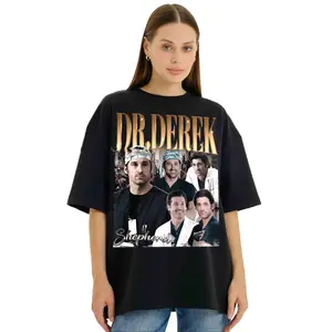 Dr. Derek Shepherd Vintage Graphic T-Shirt – Grey’s Anatomy McDreamy Unisex Fan Tee