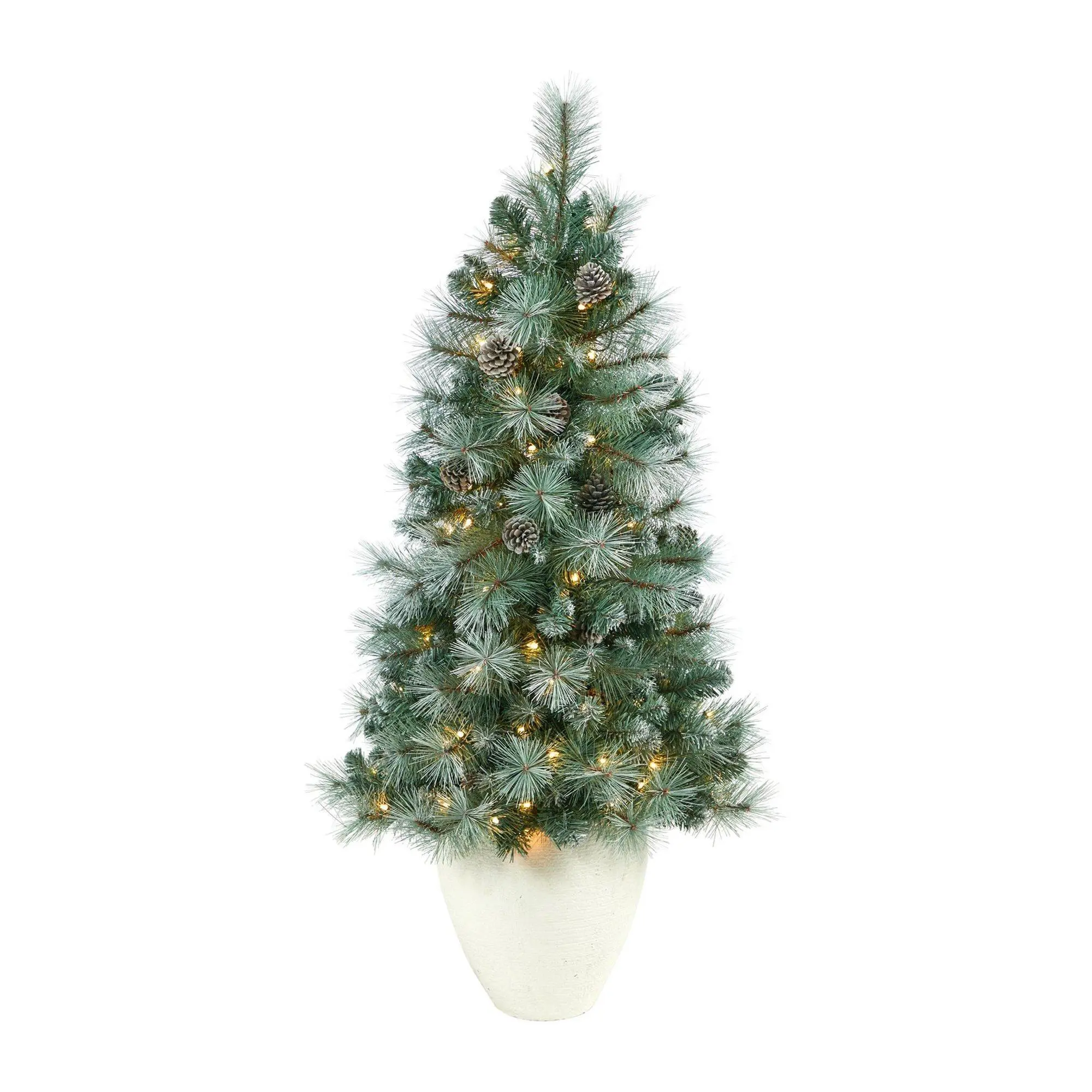 Nearly Natural 50" British Columbia Pine Lit Christmas Tree