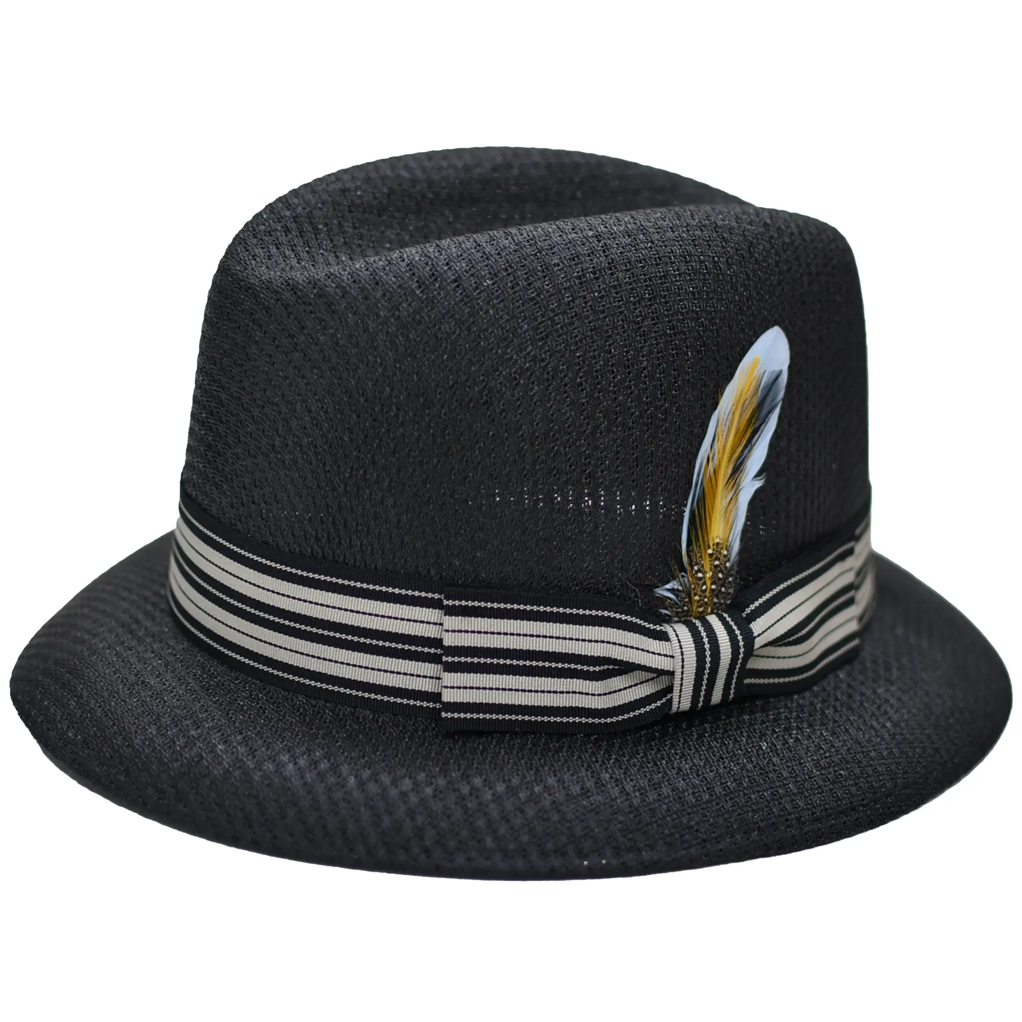 FB County Derby Hat with Band Variations, Casual Outdoor Fashion Accessory Hat