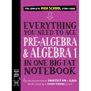 Workman Publishing Ace Pre-Algebra and Algebra I in One Big Fat Notebook (Big Fat Notebooks) Paperback – October 5, 2021