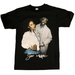 Cute Shirts Selenas Quintanilla, Tupacs T Shirt, Y2k Outfit Unisex Shirt, Unisex Cotton Tee