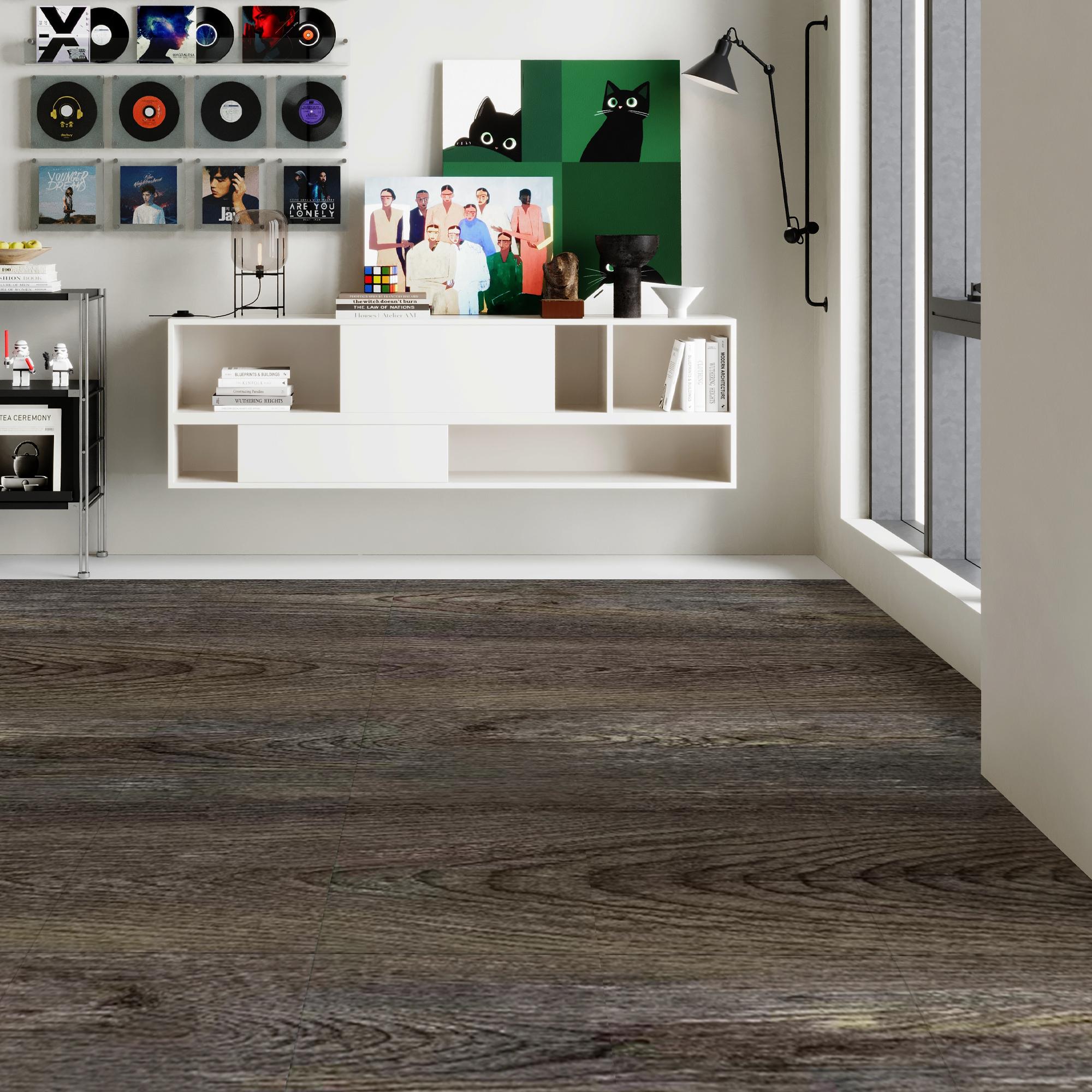 Art3d Peel and Stick Vinyl Floor Tiles 30-Pack, 12"x12" Waterproof Self Adhesive Wood Plank Flooring for Kitchen & Bedroom Decorative,Covers 30 Sq. Ft