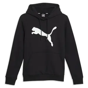 PUMA Womens Essentials Cat Logo Hoodie Casual Outerwear Casual - Black