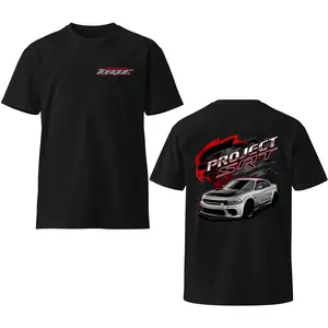 Hellcat SRT T-Shirt, Muscle Car Graphic Tee, Street Racing Automotive Shirt, Car Enthusiast Gift, Unisex Cotton Casual Top for Men Women