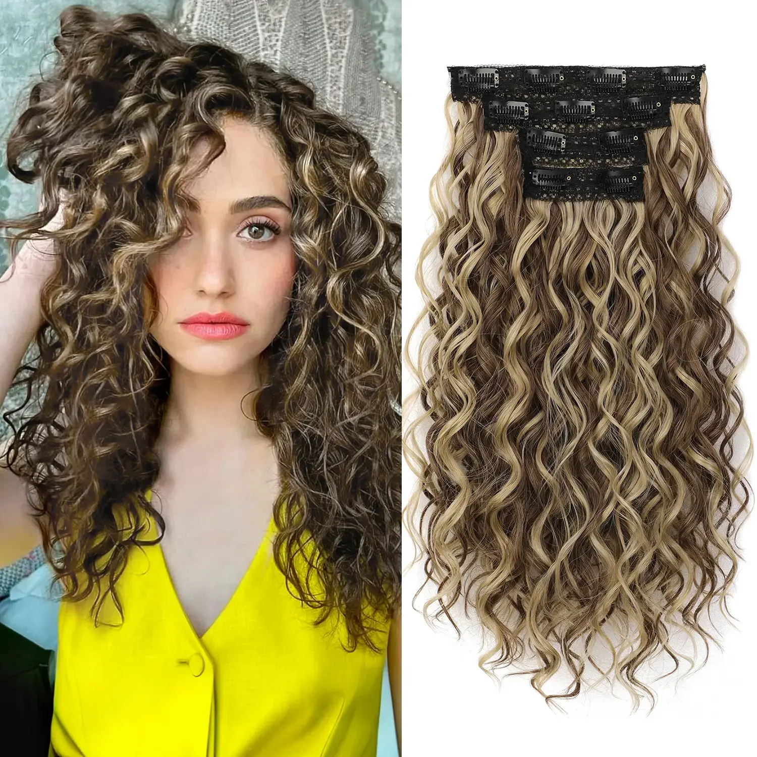 Dark Brown with Highlights