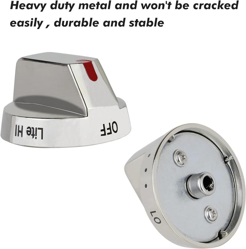 5 Pk DG64-00473A Top Burner Control Knob Replacement for Samsung Gas Range Oven