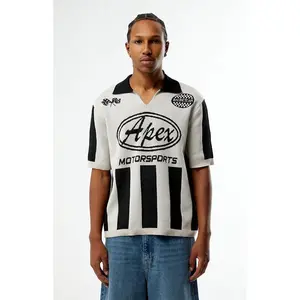 Pacsun Men's Apex Motorsports Polo Sweater Shirt