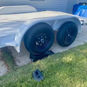 【Summerfinds】VEVOR single pack Car Service Ramp 5.5" Lift Car RampLow Profile Plastic Tire RampHeavy Duty Truck Ramp for Oil Changes WheelsLift Vehicle Maintenance, Durable, Elevation, Stability, 1 Ton