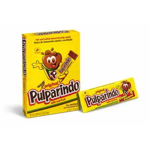 De La Rosa Original Pulparindo Tamarind Candy -20 Bars-Sweet, Salty, and Spicy Flavor