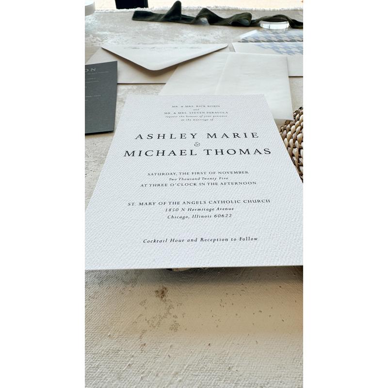 Digitally Printed Wedding Invitations | Style 1588