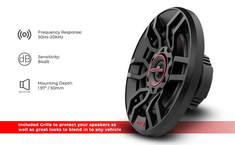 GEN-X 5.25" 2-Way Coaxial Speakers 45 Watts Rms 4-Ohm (G5.25XI)