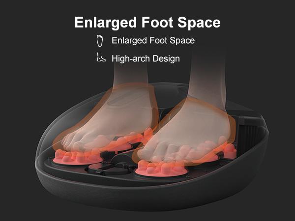 Foot Massager Machine with Heat, Gifts for Women Men,  Deep Kneading Massage,  Multi-Level Settings for Home, Office Use Relaxing Comfort