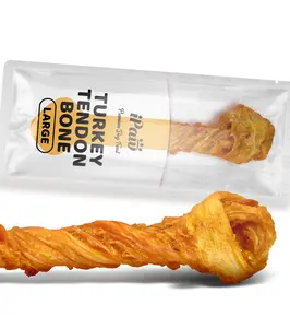IPaw Grain Free Dog Food - Turkey Tendon Large Bone  - Premium Dog Treats