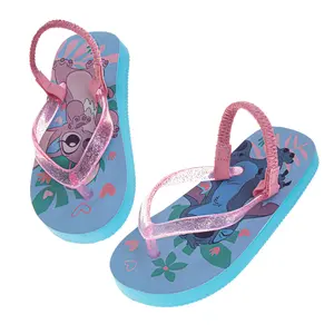 Stitch and Angel Girls' Dual Sizes Flip Flops (Toddlers)