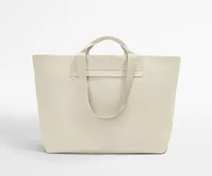 Large Featherlight Tote in Salt White