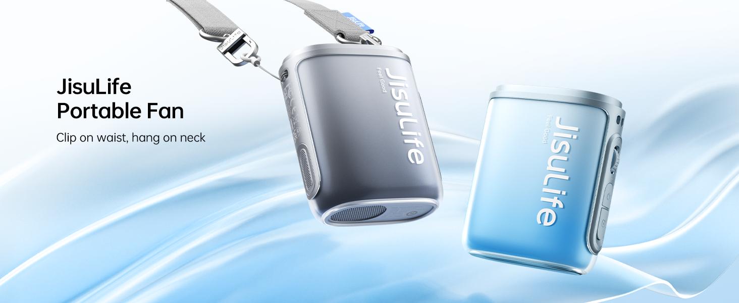 JISULIFE Neck Fan 100-Speed Turbo Portable Pocket Fan 16H Cooling 4500mAh Wearable Waist Fan with LED Display Ultra-Lightweight for Concerts Festivals & Outdoor Use JISULIFE Neck Fan 100-Speed Turbo Portable Pocket Fan 16H Cooling 4500mAh Wearable Waist Fan with LED Display Ultra-Lightweight for Concerts Festivals & Outdoor Use