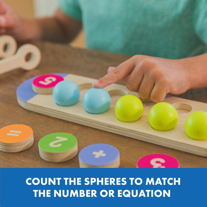Educational Insights Count & Match Wooden Set - Preschool Learning Toys