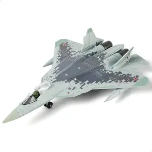 1/72 Scale Su-57 Fighter Jet Quick Build Model Kit – 31-Piece DIY Military Stealth Aircraft Assembly Toy with Display Stand, Collectible Aviation Gift for Adults and Kids